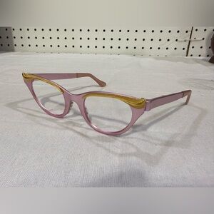 Vintage 50s Tura Gold/Pink  Sunglasses or Eyeglasses Frame 12k GF